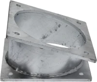Kolano 17° + dwustronny kołnierz 8" | poltechparts.pl