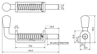 Sworzeń sprężynujący cynk 12 mm | poltechparts.pl