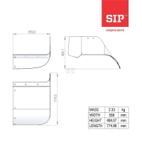 Pokrywa boczna, lewa | poltechparts.pl