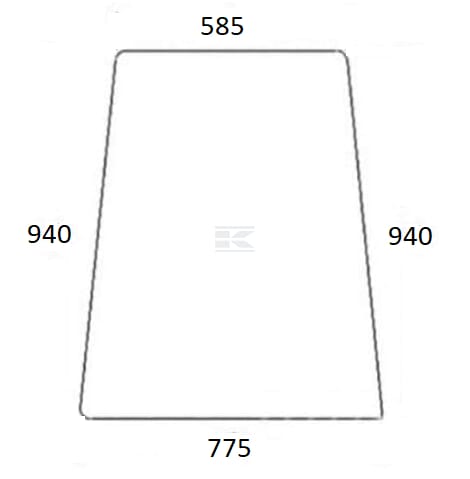 Door glass