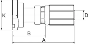 Końcówka Komatsu DN13-5/8"