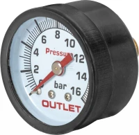 Manometr ?40 1/4" 0-16 | poltechparts.pl