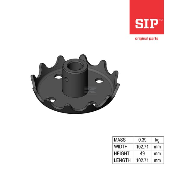 Segment koła zębatego, spawany | poltechparts.pl