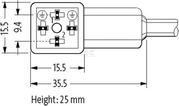 Zestaw kabli do wtyczki zaworu | poltechparts.pl