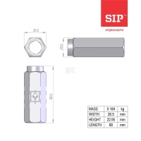 Zawór zwrotny VU / 38 | poltechparts.pl