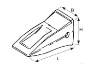 Ząb długi J300 | poltechparts.pl
