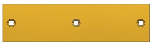 Płoza, prawa-lewa 500x130
