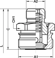 Łącznik wtykowy płaski do ukadu hamulcowe… | poltechparts.pl
