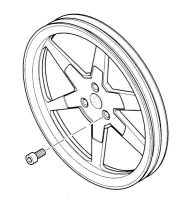Koło pasowe rowkowe 280 mm | poltechparts.pl