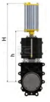 Zasuwa płytowa 4" dwukierunkowa (pneumaty… | poltechparts.pl