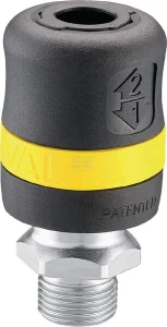 Szybkozłącze bezpieczne gwint zewnętrzny 1/4" BSP