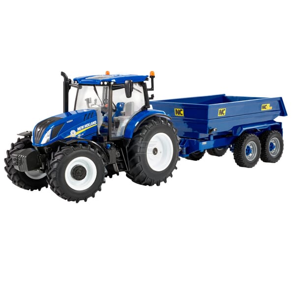 Ciągnik New Holland T6 + przyczepa wywrot… | poltechparts.pl