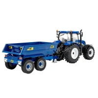 Ciągnik New Holland T6 + przyczepa wywrot… | poltechparts.pl