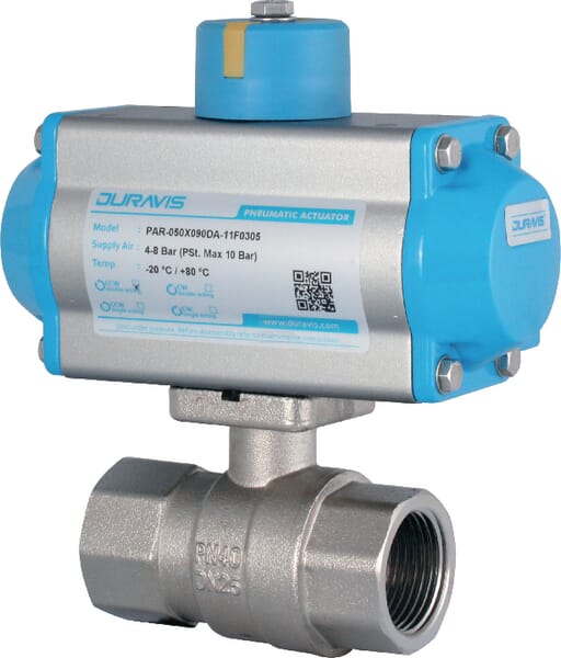 Zawór kulowy pneumatyczny 1/2" S.A. | poltechparts.pl