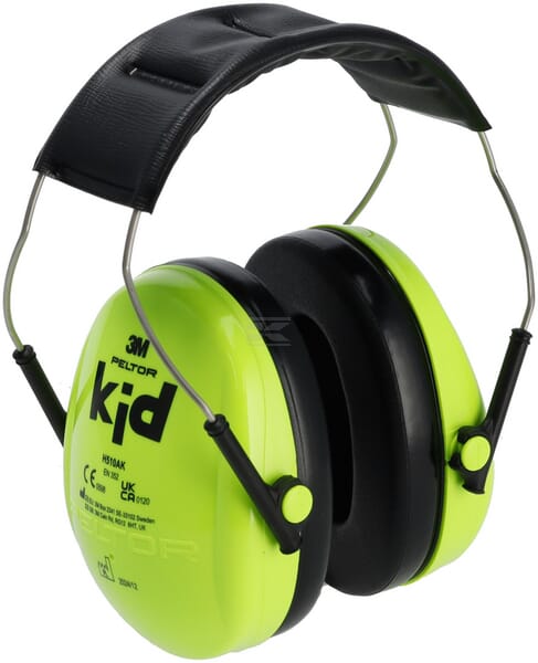 Kid Earmuffs 27dB neon green | poltechparts.pl