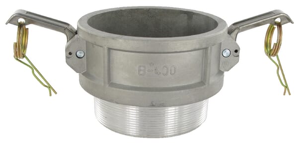 Złącze Camlock typ B 4" gwint zewnętrzny 4" aluminium