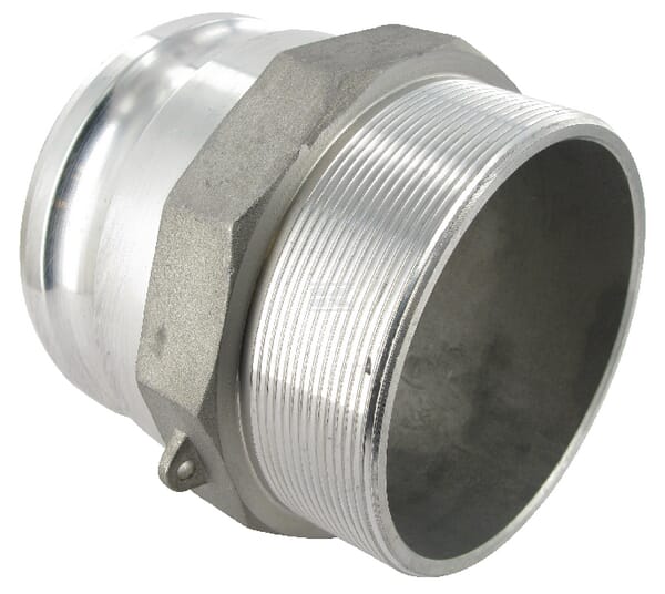 Złącze Camlock typ F 4" gwint zewnętrzny 4" aluminium