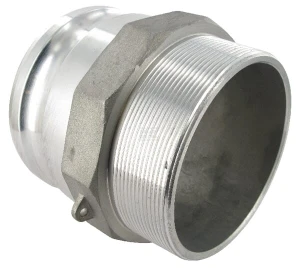 Złącze Camlock typ F 4" gwint zewnętrzny 4" aluminium