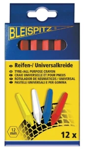 Kreda uniwersalna do znakowania opon Bleispitz, żółta 12 szt. HG0297