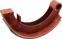 Szczęka hamulcowa 140/8 z okładziną | poltechparts.pl