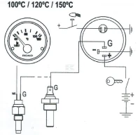 Wskaźnik temperatury, 120?C, 12 V | poltechparts.pl