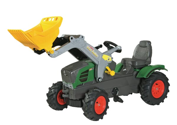 Traktor z napędem na pedały i ładowaczem Fendt 211 z kołami pneumatycznymi wiek od 3 lat RollyFarmtrac Rolly Toys