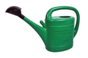 Konewka plastikowa z sitkiem, zielona 10 l