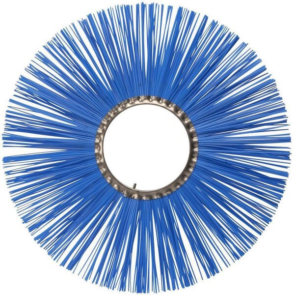 Sczotka pierścieniowa polyester, 300 x 3" / 80 niebieska Ø 2,2 mm