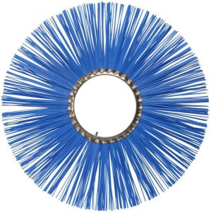 Sczotka pierścieniowa polyester, 300 x 3" / 80 niebieska Ø 2,2 mm