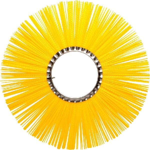 Sczotka pierścieniowa polyester 600x7" / 180 żółty Ø 2.2mm