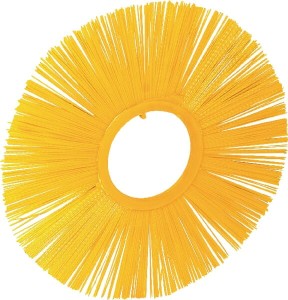 Szczotka pierścieniowa prosta 700x7'' polyester 2.2 mm żółta