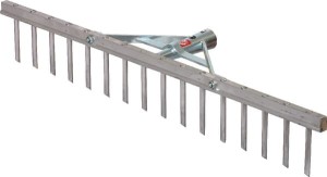 Grabie aluminiowe, 16-zębne 62 cm