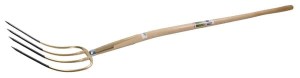 Widły oprawne ze skuwką, 4-zębne trzonek 135 cm