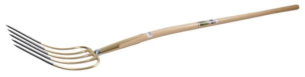 Widły oprawne ze skuwką, 5-zębne trzonek 135 cm