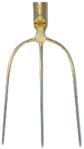 Widły do słomy nieoprawne SHW, 3 zęby 260 x 200 mm