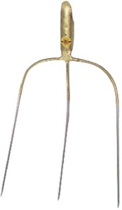 Widły do siana nieoprawne SHW, 3 zęby 370 x 320 mm