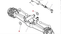 Podkładka zawieszenia przedniej osi 3785074M1 - 3785074M1 - Sklep rolniczy PoltechParts