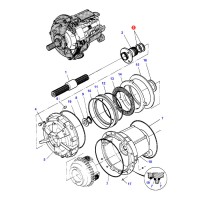 3792463M1 - pierścień Massey Ferguson 70 x 80 x 2,35 mm