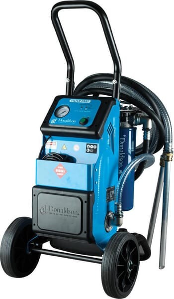 Wózek z filtrem oleju napędowego