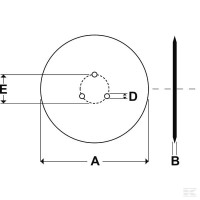Tarcza talerzowa 962292KR | poltechparts.pl