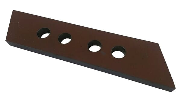 Łopatka rozsiewacza, wzmacniana, lewa/prawa 233x50x12 mm
