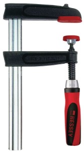 Ścisk śrubowy stolarski żeliwny TPN z rękojeścią 2-kompozytową Bessey, 160x80 mm