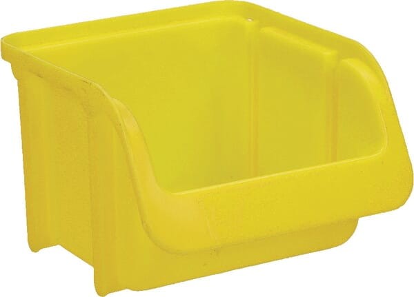 Pojemnik warsztatowy, 100x115x75 mm, żółty polipropylenowy, Linbin no. 1 Hünersdorff