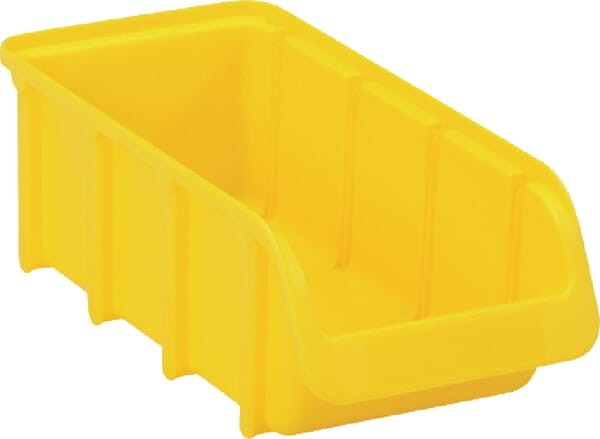 Pojemnik warsztatowy, 100x215x75 mm, żółty polipropylenowy, Linbin no. 2L Hünersdorff