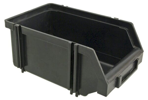 Pojemnik 150x230x125 mm, czarny polipropylenowy Modulbox 2.1 Patrol Group