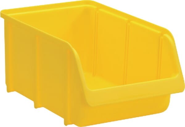 Pojemnik warsztatowy, 205x335x155 mm, żółty polipropylenowy, Linbin no. 4 Hünersdorff