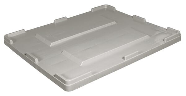 Skrzynia paletowa z tworzywa sztucznego Transoplast, pokrywa