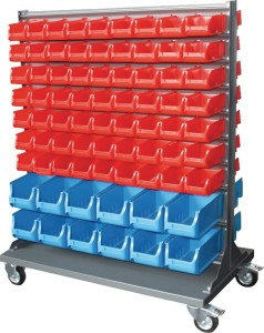 Regał warsztatowy DLR 14/4 mobilny