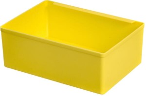 Wkład skrzynki 117x167x62 mm żółty z tworzywa, D62