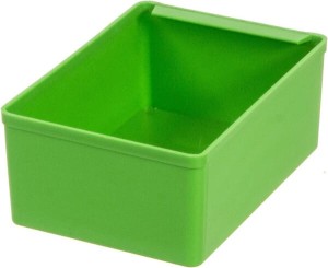 Wkład skrzynki 117x83x48 mm zielony z tworzywa, D48
